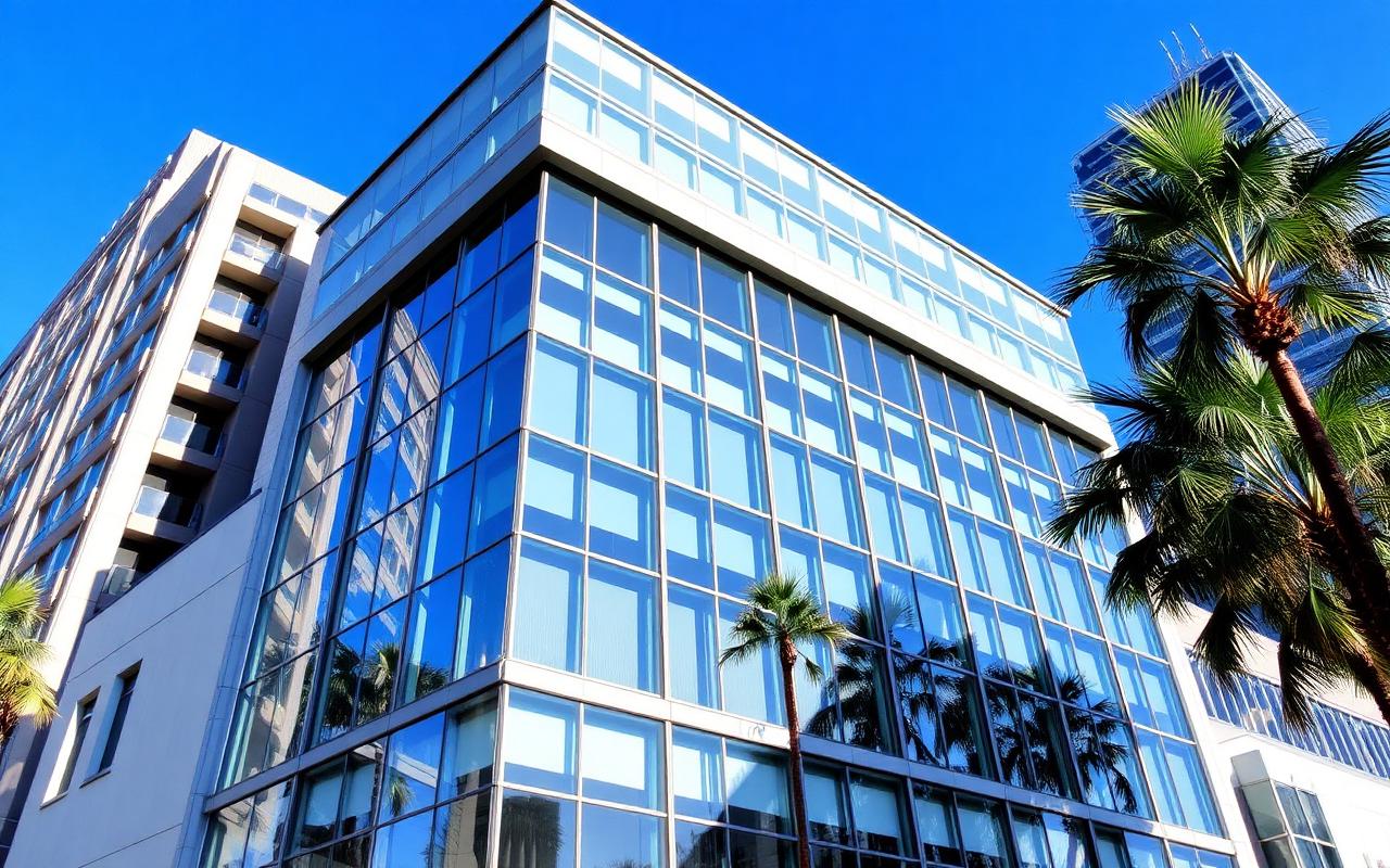 Modern downtown San Diego commercial building