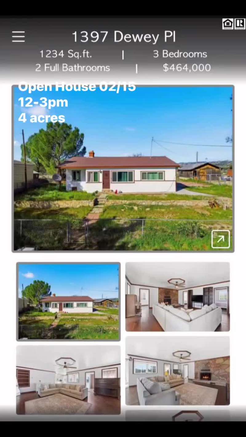 Walk-through with new buyers.